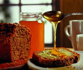 Having Honey for breakfast